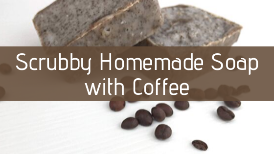 scrubby soap homemade caffee
