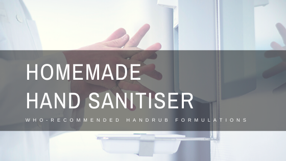 homemade hand sanitiser