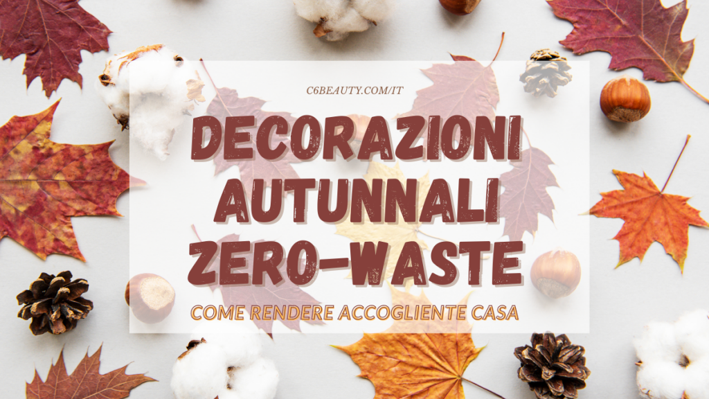 decorazioni autunnali zero waste