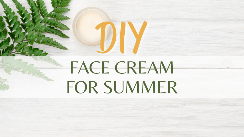 DIY Non-Greasy Face Cream - C6 Beauty